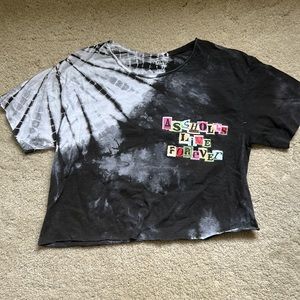 UNISEX Linda Finegold Assholes Live Forever Tie Dye Colorblast Tee